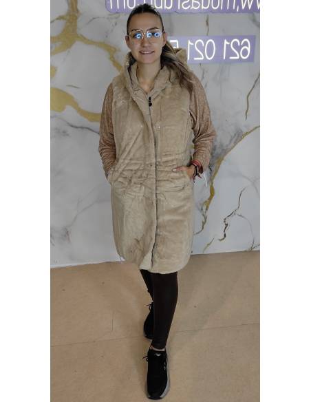 Chaleco reversible mujer