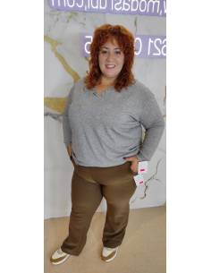 Pantalón talla grande mujer
