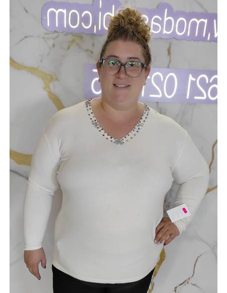 Camiseta talla grande mujer