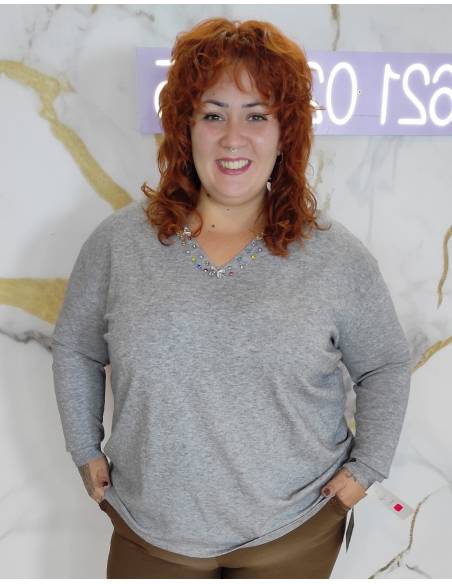 Camiseta talla grande mujer