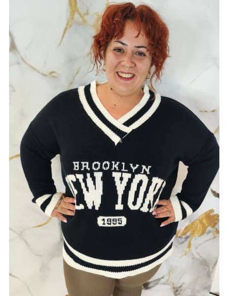 Jersey lana talla grande mujer