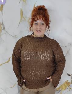 Blusa talla grande mujer