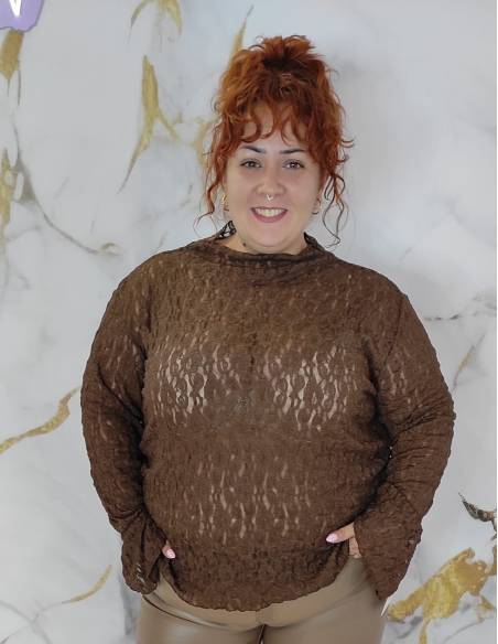 Blusa talla grande mujer