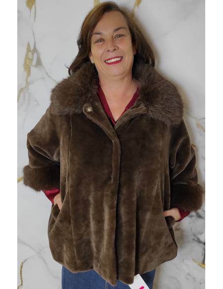 Abrigo de pelo mujer