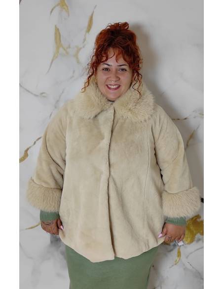 Abrigo de pelo mujer