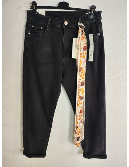 Vaquero mom fit mujer talla grande