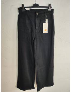 Vaquero negro pata ancha 2