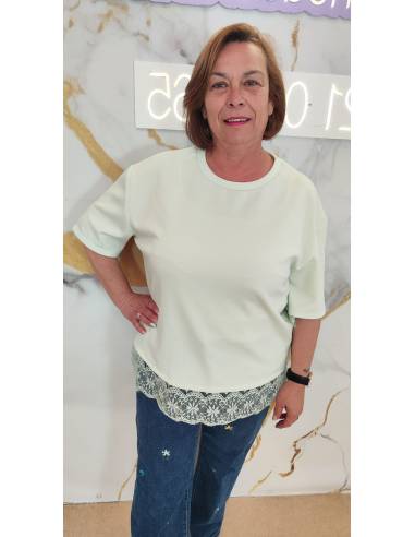 Camiseta manga corta mujer