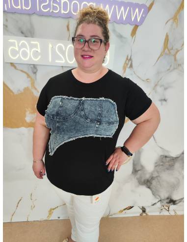 Camiseta manga corta mujer