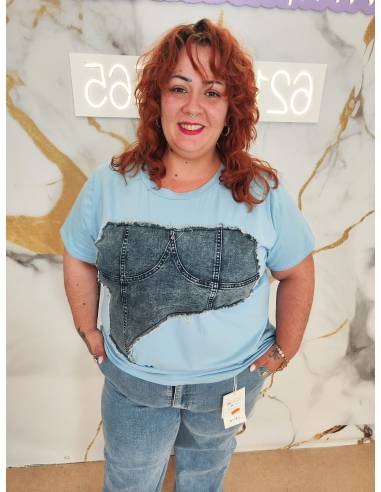 Camiseta manga corta mujer