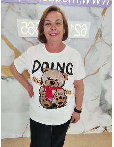 Camiseta manga corta mujer