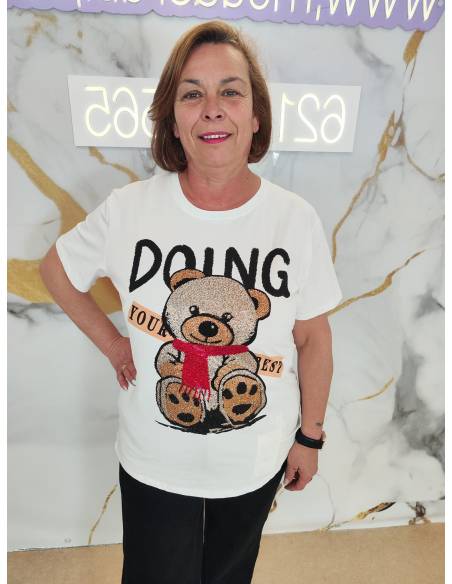 Camiseta manga corta mujer