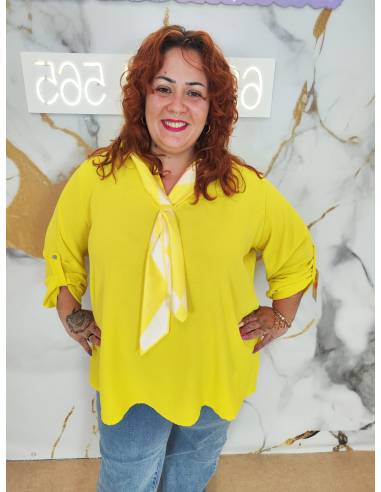 Blusa talla grande mujer
