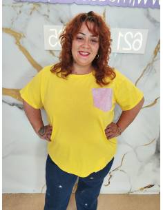 Camiseta talla grande mujer