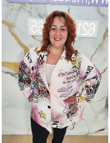 Americana talla grande mujer