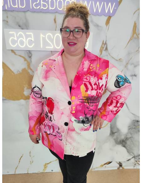 Americana talla grande mujer