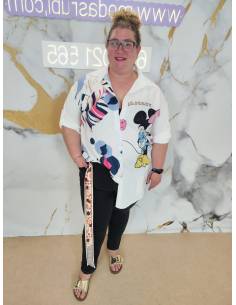 Vaquero mom fit mujer talla grande