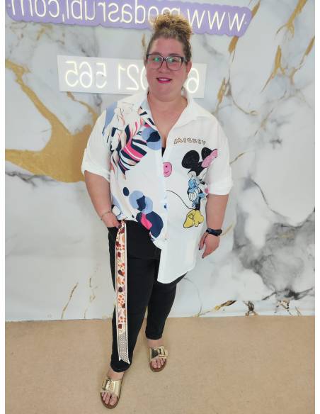 Vaquero mom fit mujer talla grande