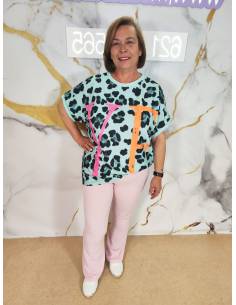 Pantalón campana mujer 2