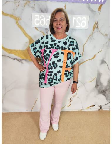 Pantalón campana mujer