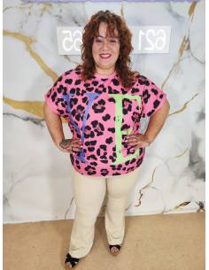 Pantalón campana mujer