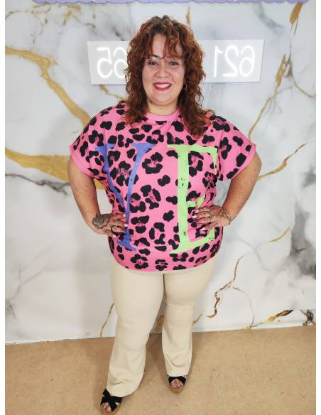 Pantalón campana mujer