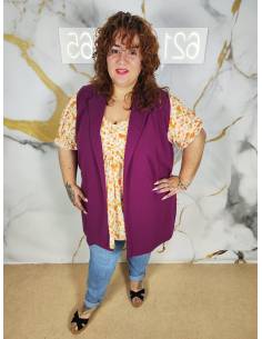 Chaleco talla grande mujer
