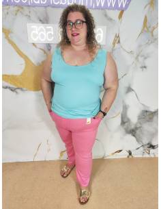 Pantalón talla grande mujer