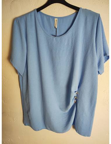 Blusa crep mujer