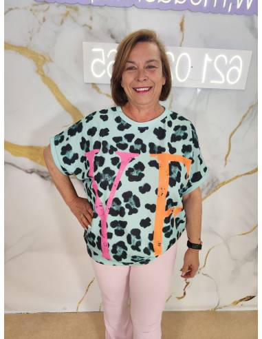 Camiseta manga corta mujer