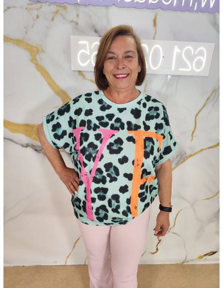 Camiseta manga corta mujer