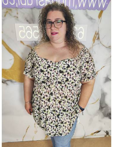 Blusa talla grande mujer