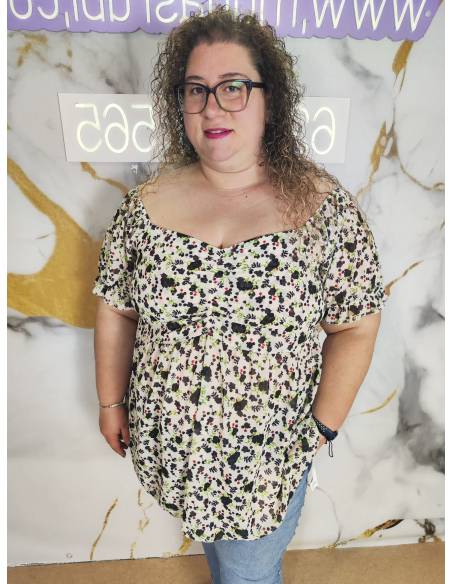 Blusa talla grande mujer