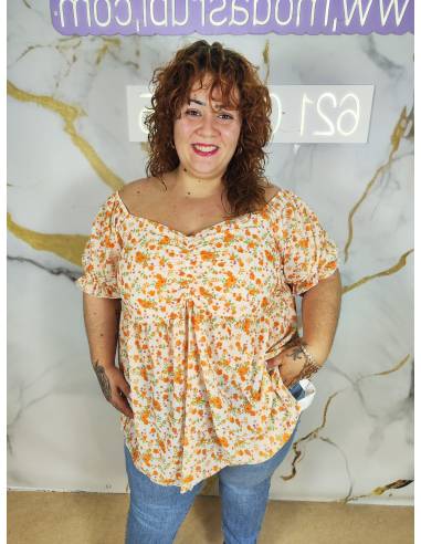 Blusa talla grande mujer