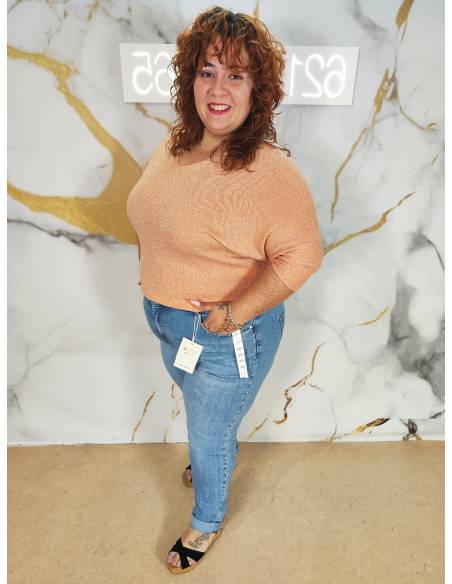 Vaquero talla grande mujer