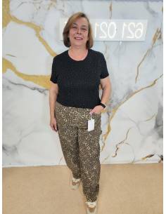 Vaquero leopardo mujer