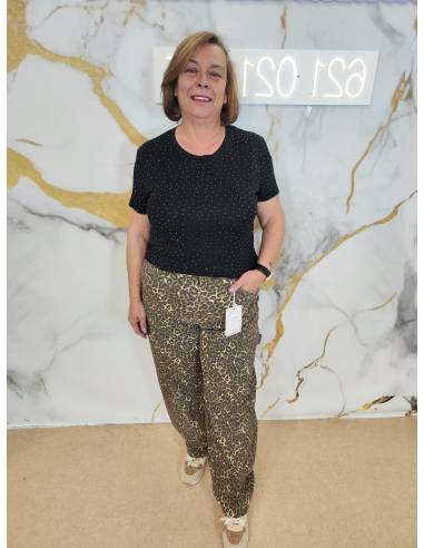 Vaquero leopardo mujer