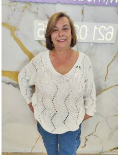 Jersey calado mujer 2