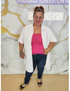 Camisa larga mujer