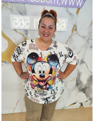 Camiseta talla grande mujer