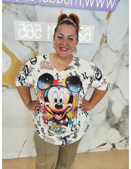 Camiseta talla grande mujer