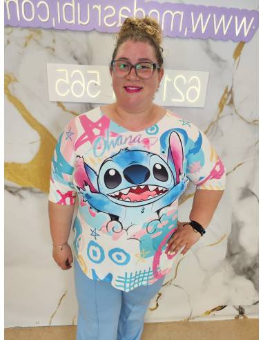Camiseta talla grande mujer