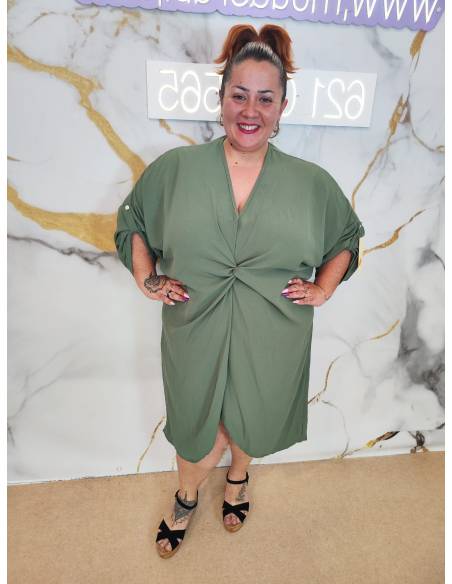 Vestido talla grande mujer