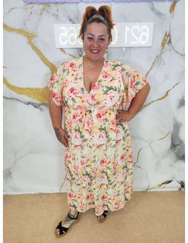 Vestido talla grande mujer