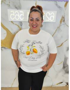 Camiseta manga corta mujer