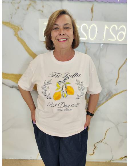 Camiseta manga corta mujer