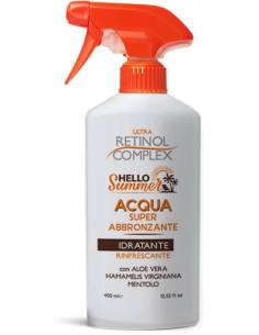 Agua super bronceadora